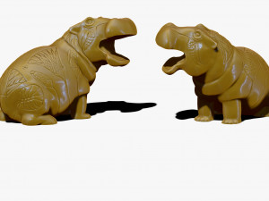 Tawerets Son - Egyptian ritual statuille 3D print model 3Dプリントモデル