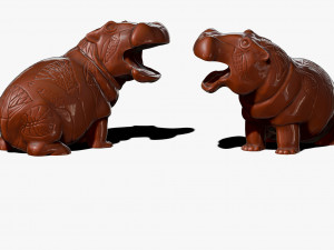 Tawerets Son - Egyptian ritual statuille 3D print model 3Dプリントモデル