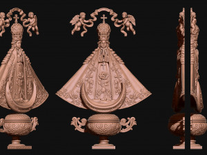 San Juan de los Lagos Virgin 3D 프린트 모델