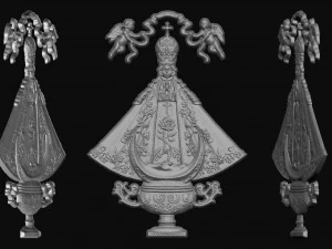 Virgem de San Juan de los Lagos Modelo de Impressão 3D