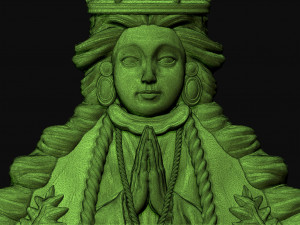 San Juan de los Lagos Virgin Model Cetak 3D