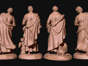 The Four Evangelist 3D Print Model