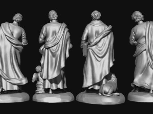 The Four Evangelist 3D Print Model