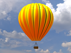 hot air balloon model 3Dモデル