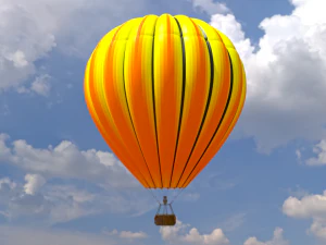 hot air balloon model 3D Model