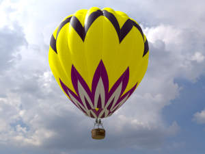 hot air balloon model 3Dモデル