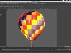 hot air balloon model 3D Model