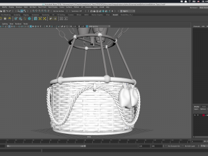 hot air balloon model 3Dモデル