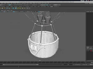 hot air balloon model 3D Model