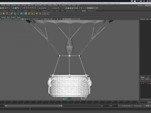 hot air balloon model 3D Model