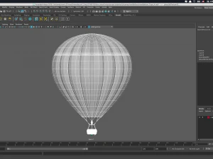 hot air balloon model 3D Model