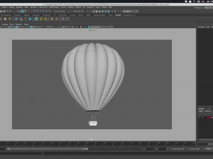 hot air balloon model 3Dモデル