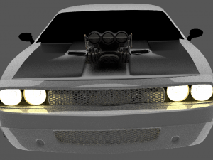 dodge challenger 3D 모델