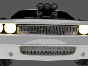 dodge challenger 3D Модель
