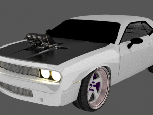 dodge challenger 3D Модель
