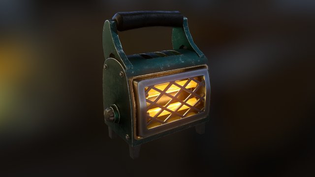 heater 01 low-poly pbr Modèle 3D .c4d .max .obj .3ds .fbx .stl .blend 