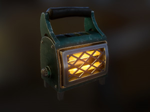 heater 01 low-poly pbr 3D मॉडल