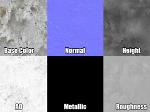 set of 3 pbr materials - photoscanned material kit - 4k tiff CG Textures