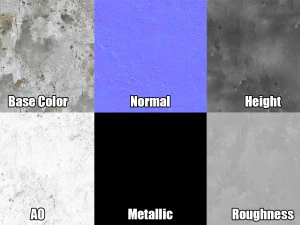 set of 3 pbr materials - photoscanned material kit - 4k tiff CG Textures