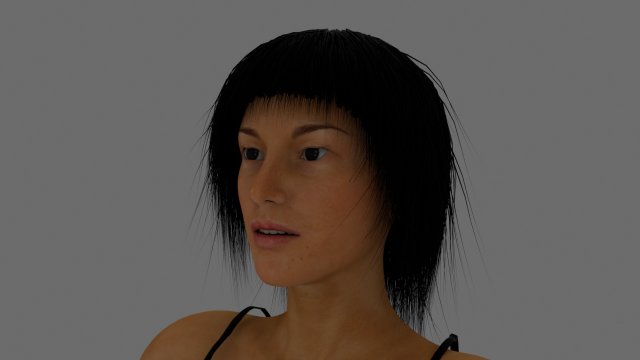 live girl alice 3D मॉडल .c4d .max .obj .3ds .fbx .stl .blend 