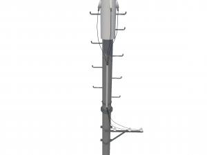 low poly telephone pole Model 3D