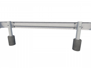 low poly guardrail 4m 2m 1m Modello 3D