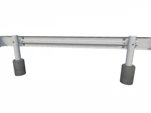 low poly guardrail 4m 2m 1m 3D Model