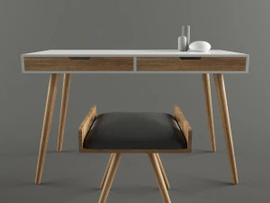 table and chair 3D Model