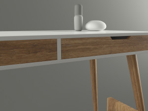 table and chair Modelo 3D