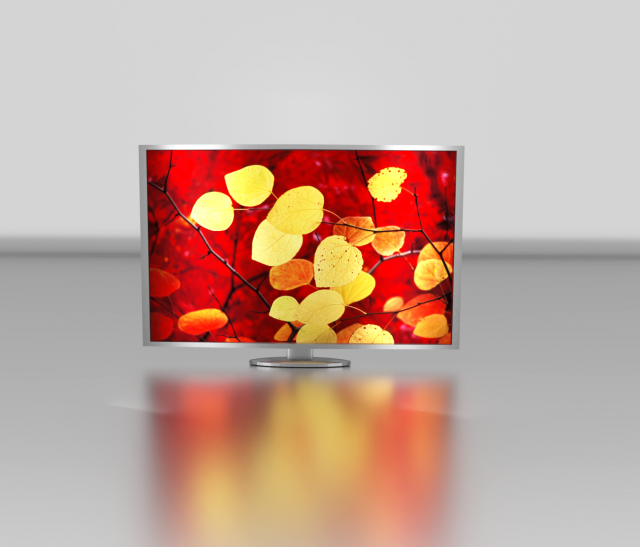 flat screen tv Modèle 3D .c4d .max .obj .3ds .fbx .stl .blend 