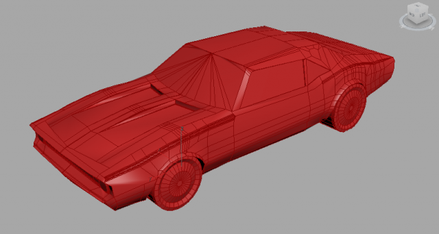 car muscle car 3D 모델 .c4d .max .obj .3ds .fbx .stl .blend 