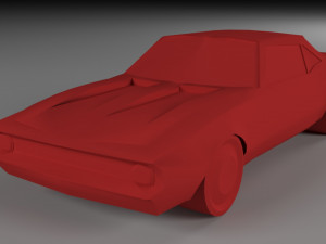 car muscle car 3D 모델