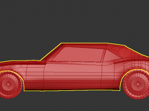 car muscle car 3D 모델