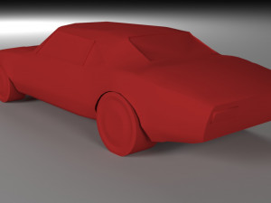 car muscle car 3D 모델