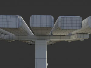 bench clean metal 3D Model