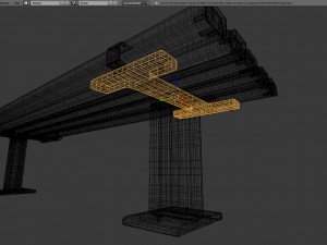 bench clean metal 3D Model