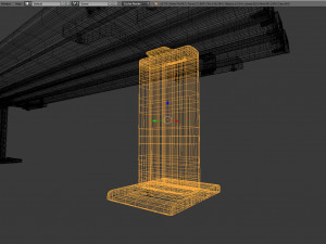 bench clean metal 3D Model