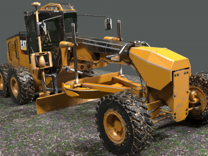 cat 140m 3D Model