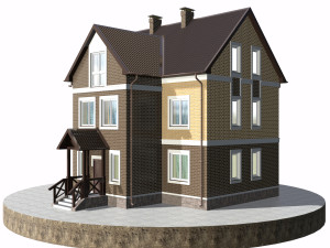 residential house bp-1 Modèle 3D