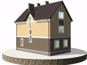 residential house bp-1 Modèle 3D