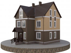 residential house bp-1 3D 모델