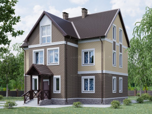 residential house bp-1 Modèle 3D