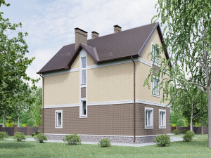 residential house bp-1 Modèle 3D