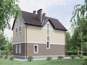 residential house bp-1 Modèle 3D