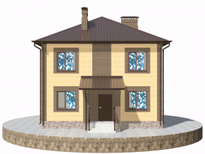 residential house bp-2 3D 模型