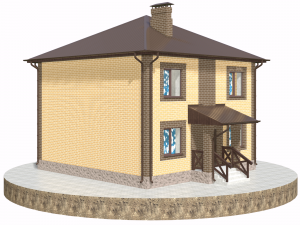 residential house bp-2 3D 模型