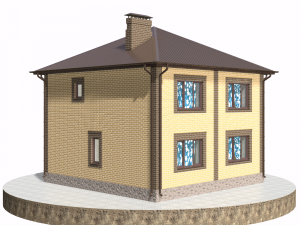 residential house bp-2 3D 模型