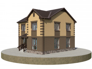 residential house bp-3 3D 모델