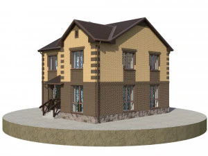 주거용 주택 bp-3 3D 모델