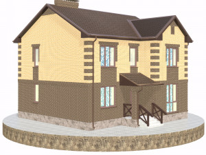 residential house bp-3 3D Model